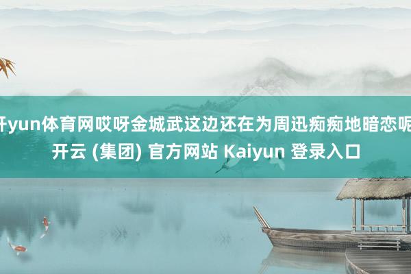 开yun体育网哎呀金城武这边还在为周迅痴痴地暗恋呢-开云 (集团) 官方网站 Kaiyun 登录入口