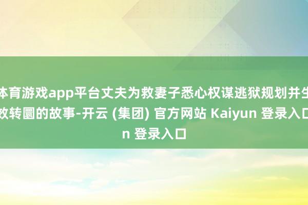 体育游戏app平台丈夫为救妻子悉心权谋逃狱规划并生效转圜的故事-开云 (集团) 官方网站 Kaiyun 登录入口