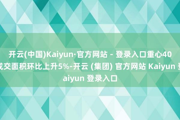 开云(中国)Kaiyun·官方网站 - 登录入口重心40城新址成交面积环比上升5%-开云 (集团) 官方网站 Kaiyun 登录入口