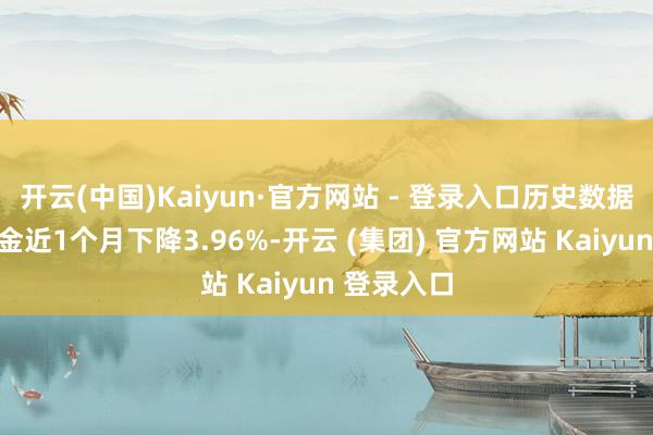 开云(中国)Kaiyun·官方网站 - 登录入口历史数据闪现该基金近1个月下降3.96%-开云 (集团) 官方网站 Kaiyun 登录入口
