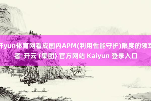 开yun体育网看成国内APM(利用性能守护)限度的领军者-开云 (集团) 官方网站 Kaiyun 登录入口